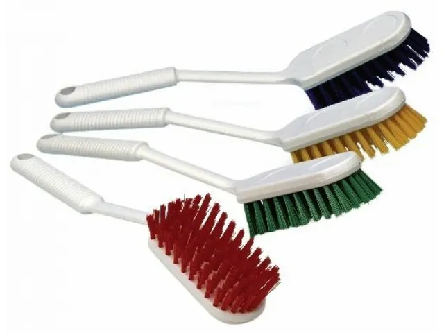 Afwasborstel Korte Steel Blauw 2 Stuks