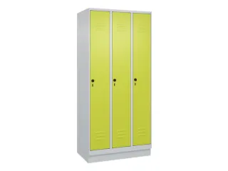 locker voor scheiding van kleding,HxBxD 1950x900x500mm,3vak - 1