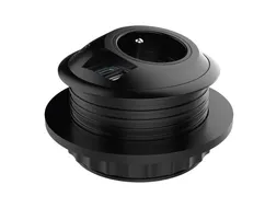 Desktop stekkerdoos Power PixelTUF 1x Penaarde +USB A/C 25W Zwart