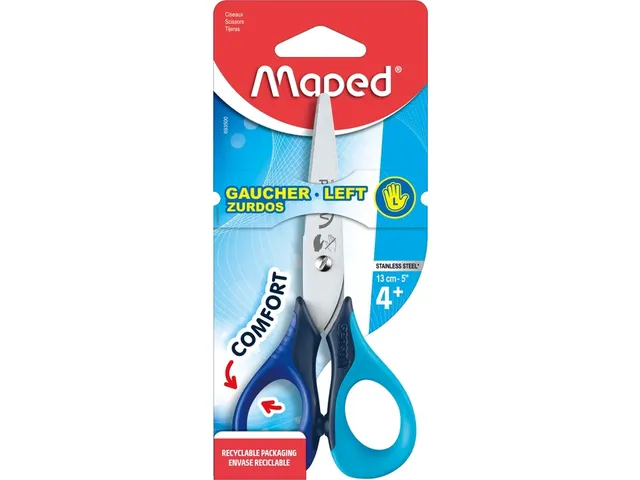 Kinderschaar Maped Sensoft 13cm links assorti