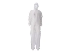 Coverall PP Non Woven Maat XL Wit Ritssluiting 50 Stuks