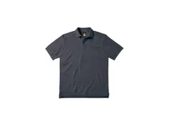B&C Skill Pro C10 polo, donkergrijs, maat M, per stuk