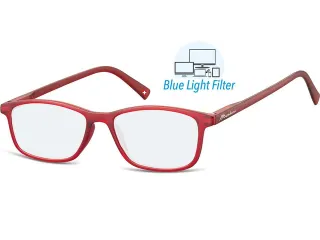 Leesbril Montana +1.50 dpt blue light filter rood - 2