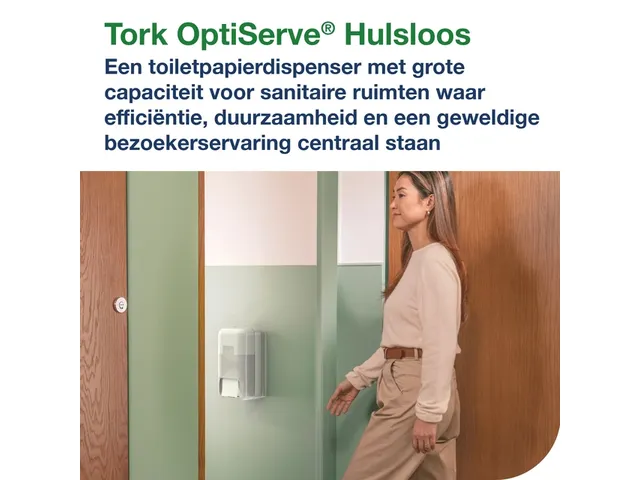 Tork OptiServe Hulsloos Toiletpapier 472620 Universal 1-laags 144m wit