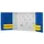 Hangkast 620x920x335mm Deuren/wanden Gesleufd Ral7035