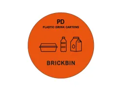Brickbin Forex Afvalstroomsticker PD