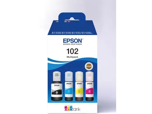 102 EcoTank 4-kleuren multipack (337 ml) 6000-7500 Pagina's