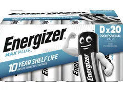 Batterij Energizer Max Plus 20xD alkaline