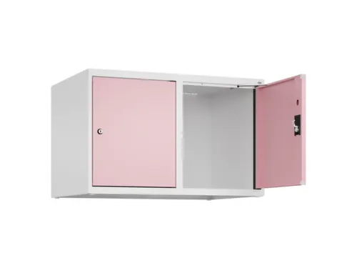 opzetkast,v. locker,2vak.,vak B 400mm,HxBxD 500x800x500mm,cilinderslot