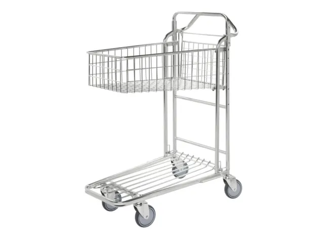 ruimtebesparende wagen,draagverm. 300kg,laadvl. LxB 825x410mm