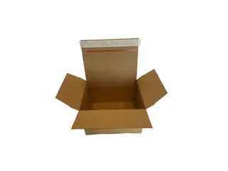 Verzenddoos Quickbox IEZZY 400x260x250mm B-golf bruin 10 stuks - 1