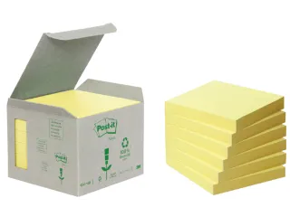 Memoblok 3M Post-it Z-Note R330 76x76mm recycled geel - 2