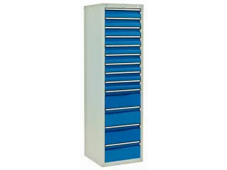 ladekast,HxBxD 1800x500x500mm,13lade(n),centr. vergrendeling - 2
