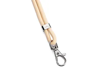 Textielkoord Gerecycled PET Met Karabijnhaak Beige 10 Stuks - 2