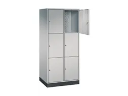 grootvolume-lockersysteem,HxBxD 1950x820x600mm,2x3vakken,cil.-slot