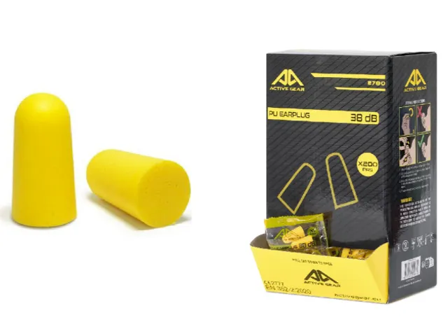 Oordoppen Active Gear 38 dB 200 paar geel
