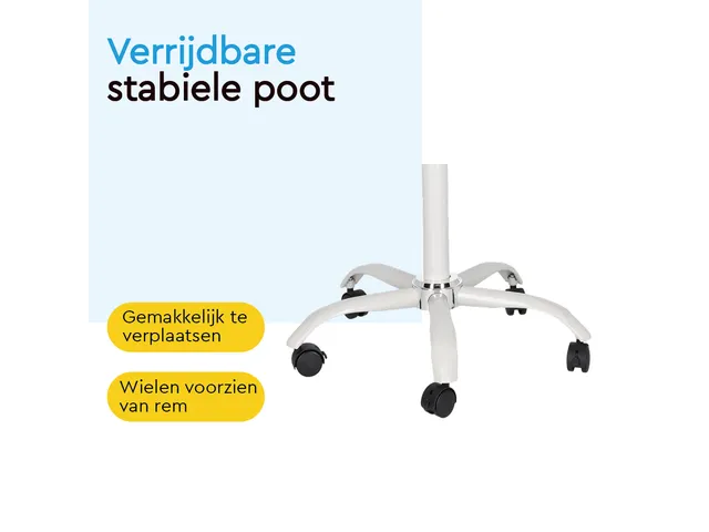 BRASQ Flipover Mobiel 70x100cm Magnetisch Wit inclusief accessoires