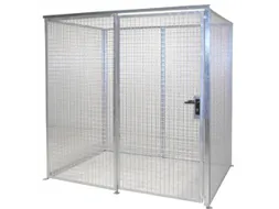 Gasflessendepot Staal/gaas Hxbxd 2060x2100x1500mm Voor 48 Gasflessen