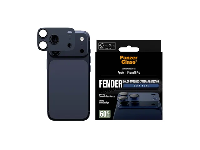 PanzerGlass Fender Camera Protector Deep Blue iPhone 17 Pro, Apple,