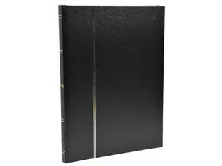 Postzegelalbum Exacompta 22.5x30.5cm 48 zwarte pagina's zwart - 2