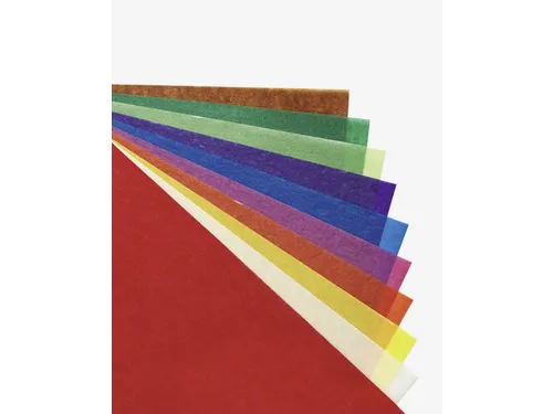 Transparant papier Folia 18.5x29.7cm 42gr 10 vel 10 kleuren