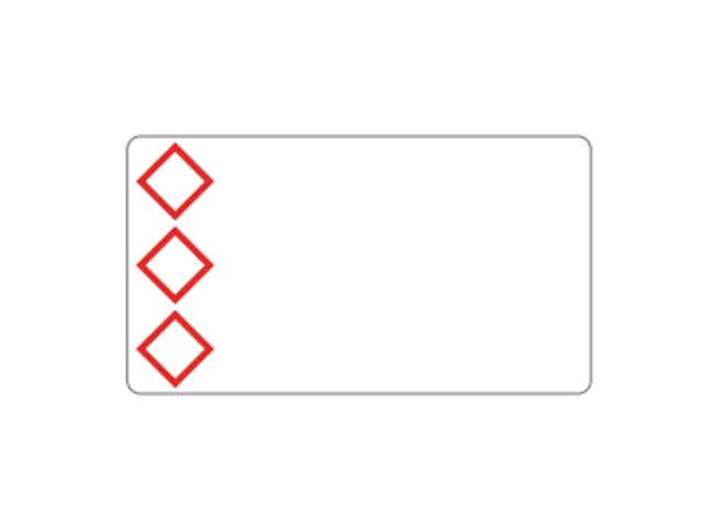 Brother LTZ12105F3PI, Wit, Rood, Rechthoek, 155 mm, 105 mm, 200 stuk(s