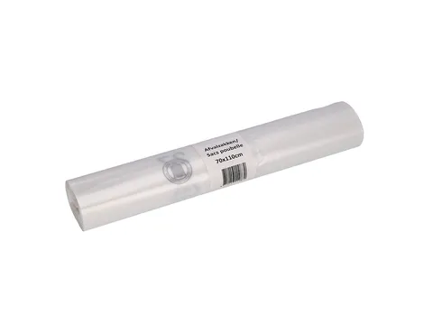 Afvalzak Cleaninq 70x110cm HDPE recycled T25 120 Liter transparant