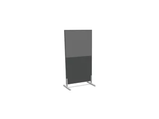 scheidingswand,HxB 1545x800mm,MS-donkergrijs,BN8078-grijs - 2