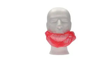 PP non woven baardmasker rood met 1 elastiek 1000 Stuks - 1