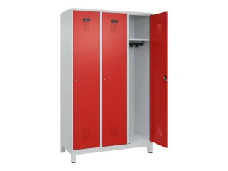 locker,HxBxD 1950x1200x500mm,3vak,vak B 400mm,cil.-slot,voeten - 2