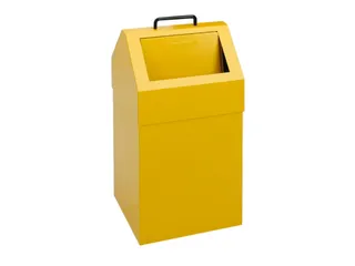 Afvalverzamelaar Vuurremmend 1X45 Liter 640X330X310Mm Geel - 4