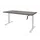 Dextro Slinger Bureau Zit-sta T-poot 120x80 Logan Eiken 25mm Wit