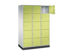 grootvolume-lockersysteem,HxBxD 1950x1220x600mm,3x5vakken,cil.-slot