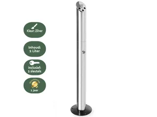 Asbak BRASQ Staand AT300 RVS - 4