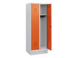 schoollocker,HxBxD 1630x600x500mm,2vak,vak B 300mm,cil.-slot,sokkel