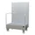 Verrijdbare Opvangbak,V. 2X200L Vat,Opvangvol. 215L