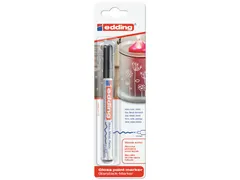 Viltstift edding 751 lakmarker rond zwart 1-2mm blister