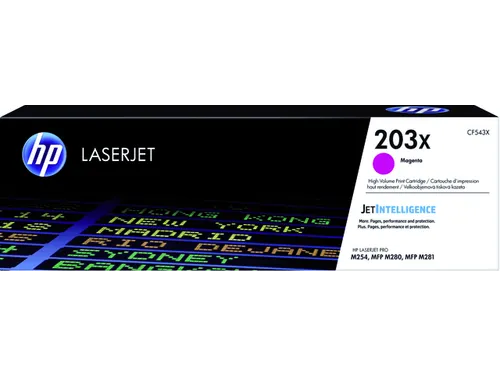 HP 203X Toner CF543X Magenta 2500 Pagina’s Origineel