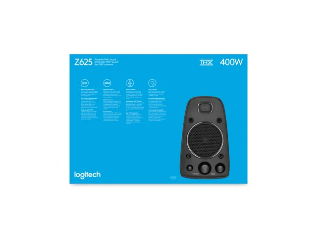 Système haut-parleurs Logitech Z625 avec caisson de basses et entrée