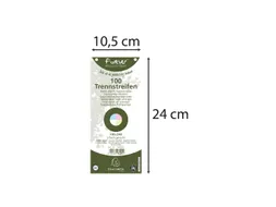 Tabstroken horiz180g perfo 105X240mm ass