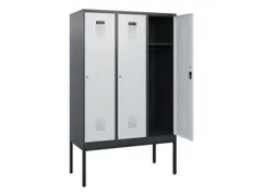 schoollocker,HxBxD 1950x1200x500mm,3vak,vak B 400mm,cil.-slot
