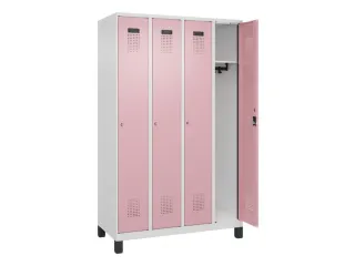 locker,HxBxD 1950x1200x500mm,4vak,vak B 300mm,cil.-slot,voeten - 2