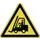 Vloermarkeringssticker Geel Let Op Vorkliften 430mm