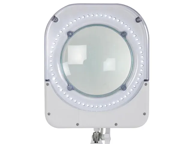 LED Loeplamp Met Vergrootglas 5 Dioptrie 10W 60 LED's Wit