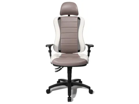 Topstar Bureaustoel Head Point RS, grijs/wit