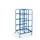 verzamelwagen,draagverm. 250kg,4etage(s),open,laadvl. LxB 610x410mm