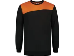 Tricorp 302013 sweater zwart/oranje maat S