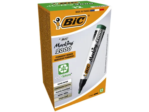 Viltstift Bic 2000 ecolutions rond large groen