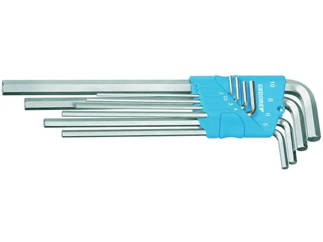 H 42 EL-88 A Lange offset schroevendraaierset in houder 8-delig AF