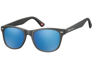 Zonnebril Montana met Revo blauw glas zwart - 2